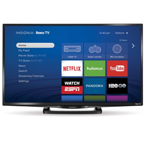 New Insignia Roku TV models are available this month exclusively at Best Buy and BestBuy.com. (Photo: Business Wire)