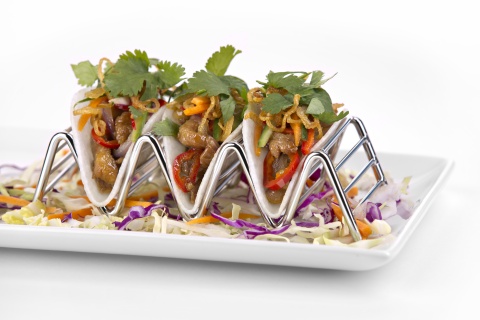 P.F. Chang's new Jicama Street Tacos. (Photo: Business Wire)