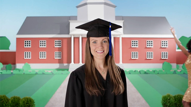 "Brand of Gina" video, as featured in Fifth Third Bank's Brand of You campaign, designed to help recent graduates gain employment.