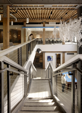 Inside Weebly's new 31,000 square feet headquarters. (Photo: Business Wire)