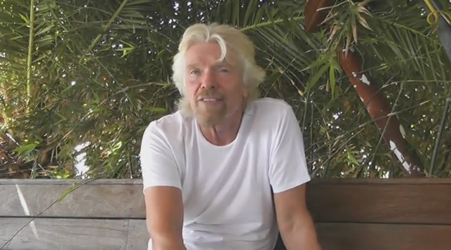 Sir Richard Branson discusses the funding round for Virgin Pulse.