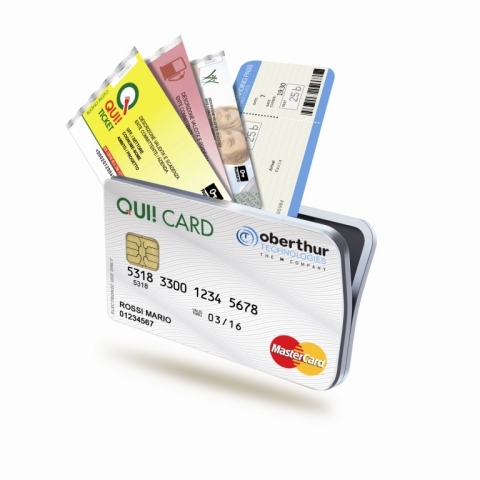 OT selected by QUI! Group to dematerialize luncheon vouchers in smart payment cards in Italy. (Photo: Business Wire)