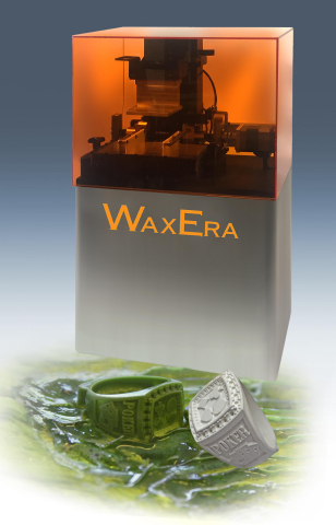 EnvisionTEC's new WaxEra 3D Printer and E-Wax paste-based 3D printable material combine for an innovative solution for direct investment casting for the jewelry industry. (Graphic: Business Wire)