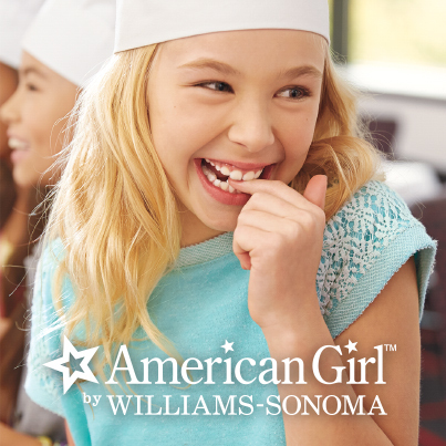 American Girl Partners with Williams-Sonoma on Exclusive Line of Branded Bakeware and Cooking Classes for Girls (Photo: Business Wire)