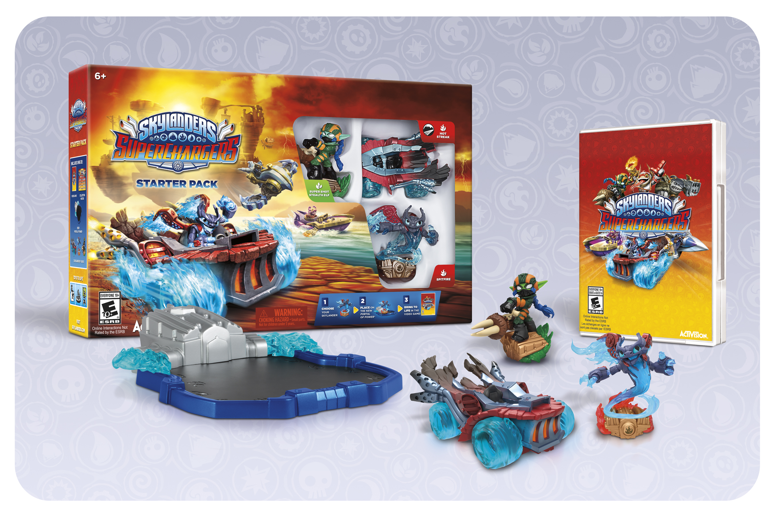 skylanders superchargers vehicles and characters