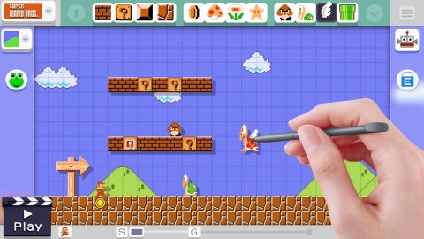 To evolve the series like never before, Nintendo is launching Mario Maker, a game for the Wii U console that lets players play, create and share their own Super Mario Bros. levels using four Super Mario Bros. game themes – from the 8-bit pixel art of the original game to the world and characters of New Super Mario Bros. U. (Photo: Business Wire)