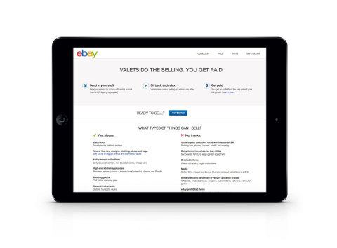 eBay Valet expands into apparel, offering an easy way to make money selling designer clothes on eBay. (Photo: Business Wire)