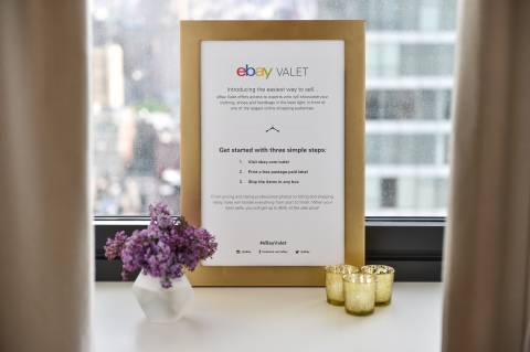 The eBay Closet Cleanse event at The New York EDITION celebrates the expansion of eBay Valet into apparel (Photo: Business Wire)