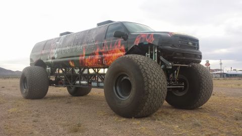 The Sin City Hustler, the world's first and only million dollar monster truck, is now being made available to the public (Photo: Business Wire)