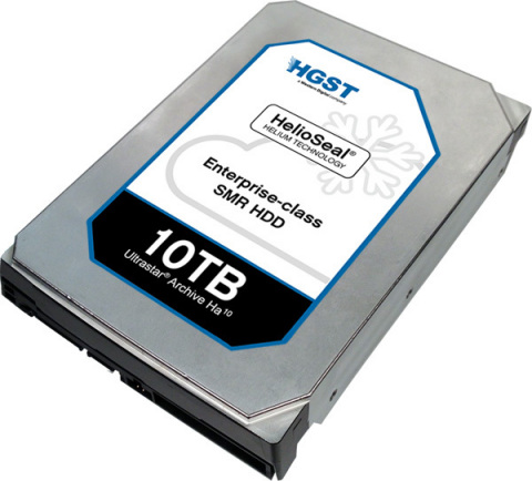 Ultrastar Archive Ha10 - 10TB capacity, Host-managed SMR, Helium HDD （写真：ビジネスワイヤ）