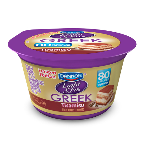  Dannon(R) Light & Fit(R) Tiramisu Flavored Greek Nonfat Yogurt (Photo: Business Wire)
