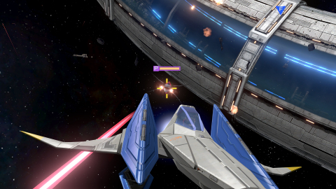 Fox, Falco, Peppy and Slippy are back in a new adventure, Star Fox Zero. Players pilot an Arwing in the traditional style of TV game play and, in a new twist, players can use the cockpit view on the GamePad to aim and shoot enemies using the gyro controls. (Photo: Business Wire)