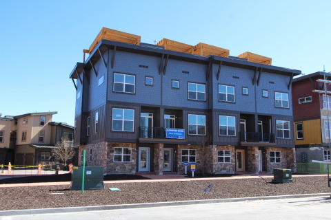 Hamlet Home's new energy efficient, solar townhomes, Nevis at Newpark in Park City, are perfect for outdoor enthusiasts and energy conscious/ investment savvy homebuyers. (Photo: Business Wire)