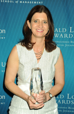 The Gerald Loeb Awards - Rebecca Blumenstein, Minard Editor Award Honoree - Presented by UCLA Anderson (Photo: Business Wire)