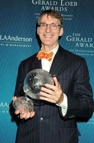 The Gerald Loeb Awards - James Grant, Lifetime Achievement Award Honoree - Presented by UCLA Anderson (Photo: Business Wire)