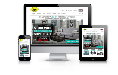 The new Leon's website is fully responsive across all devices and browsers (Photo: Business Wire).
