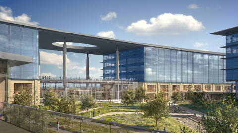 Toyota Motor North America unveiled architectural renderings of its future North American headquarters in Plano, Texas on June 24, 2015.​ (Photo: Business Wire)