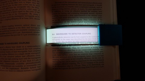 Universal Display's flexible PHOLED reading light (Photo: Business Wire)