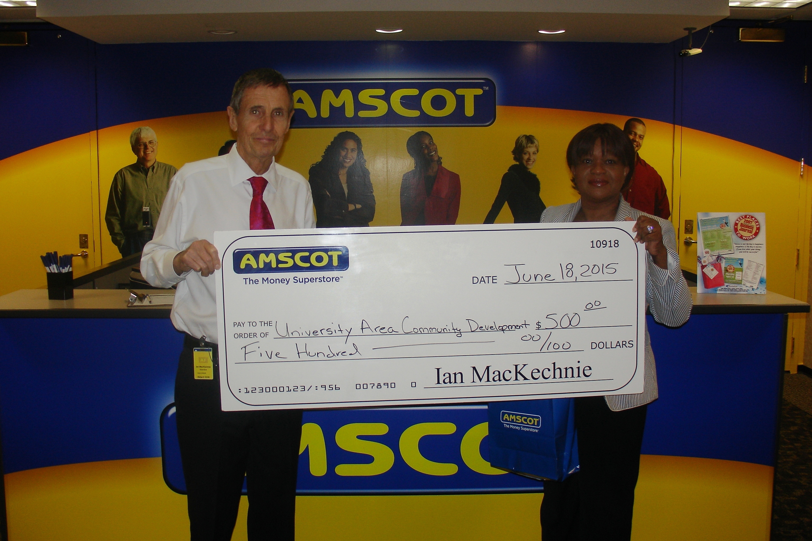 Amscot Financial Contributes Mini Grants To 12 Non Profit Service Groups Business Wire