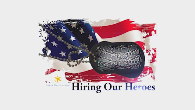 Through Apria Healthcare's "Hiring Our Heroes" initiative, we welcome and invite veterans to join our ranks — men and women who can contribute to one of America's leading home healthcare providers. Apria needs people who are ingrained with qualities like loyalty, commitment, and perseverance. These are the same qualities that veterans demonstrate while in service to our country and which will make Apria proud to have more veterans on our team. www.apria.com