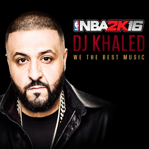 2K today announced that NBA 2K16, the newest iteration of the top-rated video game simulation series for the last 15 years*, will feature the most extensive soundtrack in NBA 2K history with three genre-defining collaborators at the helm - legendary hip-hop producer DJ Premier, renowned producer DJ Khaled, and rap/pop producer DJ Mustard. (Graphic: Business Wire)