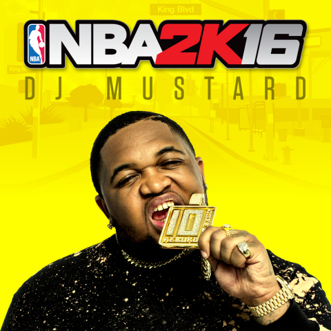 2K today announced that NBA 2K16, the newest iteration of the top-rated video game simulation series for the last 15 years*, will feature the most extensive soundtrack in NBA 2K history with three genre-defining collaborators at the helm - legendary hip-hop producer DJ Premier, renowned producer DJ Khaled, and rap/pop producer DJ Mustard. (Graphic: Business Wire)