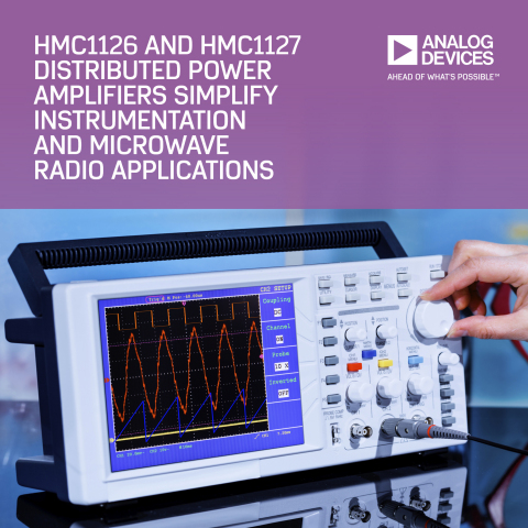 Distributed Power Amplifiers Cover 2-50 GHz to Simplify Instrumentation and Microwave Radio Applications (Graphic: Business Wire)