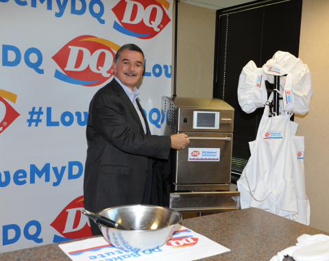 Today, Dairy Queen CEO John Gainor helped launch the DQ Bakes! Institute at their headquarters in Minneapolis with the unveiling of the ceremonial oven. The Institute was established to inspire, develop and enhance future innovation coming from the DQ oven — ultimately, creating new and unique taste experiences DQ fans can’t get anywhere else. (Photo: Business Wire)