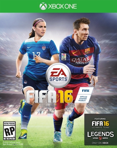 EA SPORTS ANNOUNCES ALEX MORGAN AND CHRISTINE SINCLAIR AS FIRST EVER FEMALE COVER ATHLETES FOR FIFA 16 IN NORTH AMERICA (Graphic: Business Wire)
