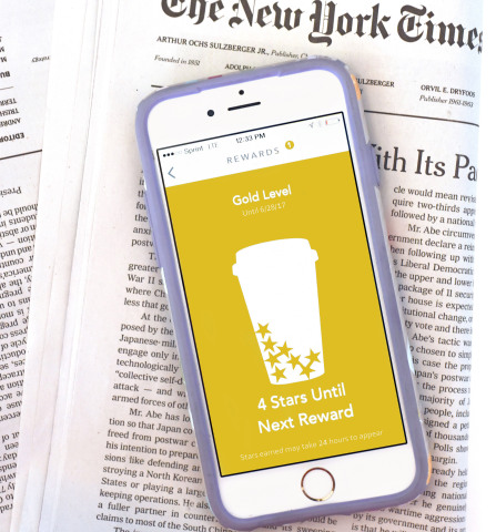 Starbucks Creates First-of-its-Kind Digital News Experience with The New York Times (Photo: Business Wire)