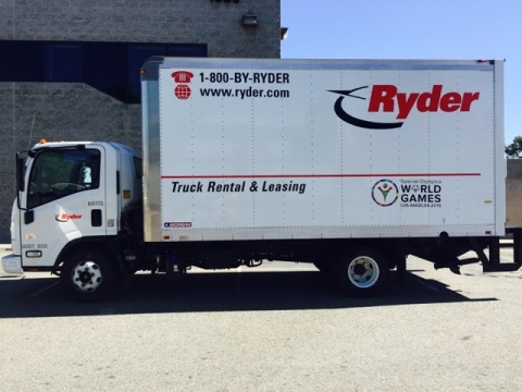 Ryder's rental city van truck to be used by the Special Olympics World Games to safely transport event-related materials. (Photo: Business Wire)