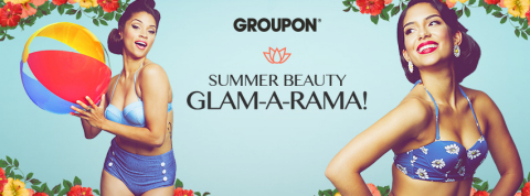 Groupon's Beauty Week -- Cool Down with Hot Looks (Graphic: Business Wire)