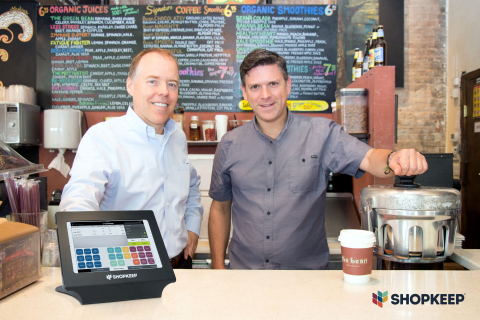 Norm Merritt, President and CEO of ShopKeep, and Jason Richelson, ShopKeep founder & CSO (Photo: Business Wire)