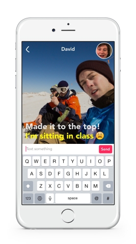 Introducing Yahoo Livetext - A New Way to Connect. A live video texting app, without audio, for iPhone and Android. (Photo: Business Wire)