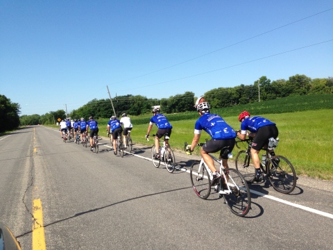 Cyclists participating in the UnitedHealthcare Children's Foundation (UHCCF) Century Ride traveled their way through the western suburbs of the Twin Cities. The 100-mile ride raised funds for UHCCF, which provides medical grants to help children gain access to health-related services not covered, or not fully covered, by their parents' commercial health insurance plan. Last year, UHCCF awarded about $5.4 million in medical grants to more than 2,000 children across the country (Photo: UnitedHealthcare Children's Foundation).