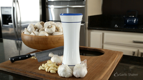 Garlic Shaker is the first breakthrough in garlic peeling technology in over twenty years. It peels garlic skins off an entire clove by using a simple shaking motion. More information can be found at garlicshaker.com (Photo: Business Wire)