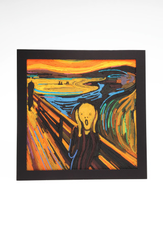 The DOHVINCI brand from Hasbro, Inc. has recreated the famed “The Scream” painting by Edvard Munch in celebration of Art Appreciation Month this August. To honor the occasion, six classic paintings, including “The Scream,” were reimagined using only DOHVINCI design compound. To view the full gallery of DOHVINCI artworks, visit Facebook.com/PlayDoh. (Photo: Business Wire)