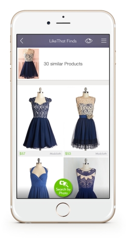 Visual Search for Fashion now available on your smartphone (Photo: Business Wire)