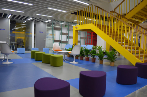 Visa's new technology development center in Bangalore, India. (Photo: Business Wire)