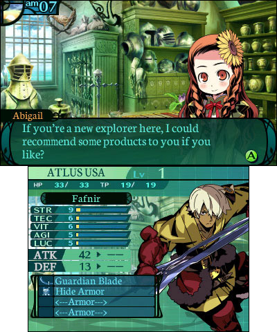 Experience a new story with a fixed party, voiced dialogue and animated cut scenes in the incredible world of Etrian Odyssey 2 Untold: The Fafnir Knight. (Photo Business Wire)