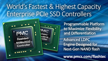 PMC Flashtec PCIe SSD Controllers. (Graphic: Business Wire) 