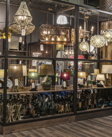 Lighting Assortment in the New Cost Plus World Market Chelsea New York Store (Photo: Business Wire)