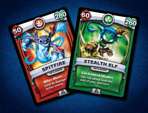 In Skylanders Battlecast, players can scan cards with their mobile devices and watch them come to life. (Photo: Business Wire)