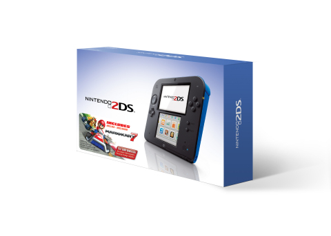 On Aug. 30, the suggested retail price of the portable Nintendo 2DS system drops to $99.99 and will still come packaged with the digital version of the acclaimed Mario Kart 7 game (Photo: Business Wire)