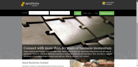 Synchrony Connect offers Synchrony expertise in non-credit areas.