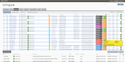 Screen capture of Intigua Power Tools for Splunk, showing a subset of available information. (Graphic: Business Wire)