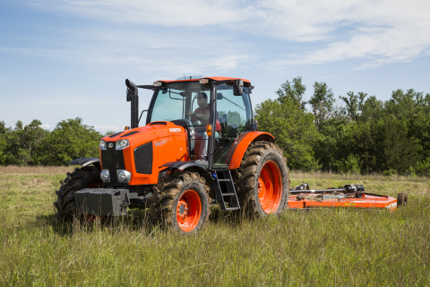 Kubota introduces new M6-Series utility tractors with four models that are performance-matched with Kubota's full line of hay tools. (Photo: Business Wire)