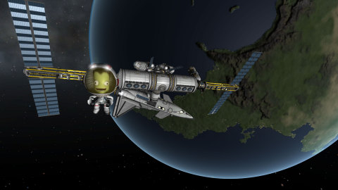 A physics-based space flight simulator, Kerbal Space Program allows players to manage their own space program by building and flying spacecraft. (Photo: Business Wire) 