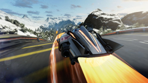 FAST Racing Neo earns the title “Fast” by throwing players into a futuristic racer with hyper-fast anti-gravity vehicles. Up to four players can race against each other in split-screen local multiplayer, with up to eight racers able to participate in online multiplayer. (Photo: Business Wire) 