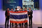 Thailand Students who win Grand Prix, with Toru Nishida, Managing Director, Panasonic Asia Pacific (Photo: Business Wire)